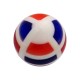 Blue/Red Structure Acrylic UV Piercing Only Ball