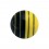 Yellow/Black Linear Gradient Piercing Only Loose Ball