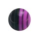 Pink/Black Linear Gradient Piercing Only Loose Ball