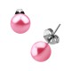 Ohrringe Stud Kugeln Falsche Perle Rosa