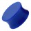 Lobus- / Ohr-Plug Acryl Massiv Doppelt Flare Blau