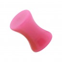 Ohr Plug / Lobus Acryl Massiv Doppelt Flare Rosa