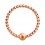 CBR-/BCR-Piercing-Ring Verdrehter Faden Eloxiert Golden Rosa