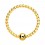 CBR-/BCR-Piercing-Ring Verdrehter Faden Eloxiert Golden
