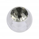 Gray Strass ess Acrylic Transparent Piercing Loose Ball