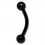 Piercing Arcade Blackline Anodisé Noir Boules