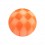 Orange Checkered Transparent Acrylic Piercing Loose Ball