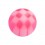 Pink Checkered Transparent Acrylic Piercing Loose Ball
