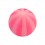 Pink Bicolor Transparent Acrylic Piercing Loose Ball