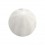 Boule Piercing Acrylique Transparente Bicolore Blanc