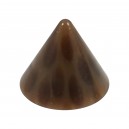 Einzelne Piercing-Spitze Acryl Punkte Gepard Schwarz / Braun