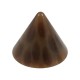 Einzelne Piercing-Spitze Acryl Punkte Gepard Schwarz / Braun