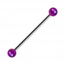 Purple Shimmering Effect Acrylic Balls Industrial Piercing