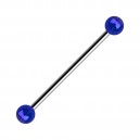 Industrial-Piercing Kugeln Acryl Effekt Schimmernd Blau
