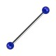 Industrial-Piercing Kugeln Acryl Effekt Schimmernd Blau