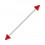 Industrial-Piercing Acryl Transparent Rot Spitzen