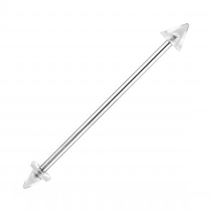 Industrial-Piercing Acryl Transparent Spitzen