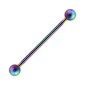 Industrial-Piercing Stahl 316L Kugeln Glanz Effekt Mehrfarbig