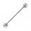 Industrial-Piercing Stahl 316L Kugeln Glanz Effekt Silber