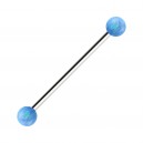 Industrial-Piercing Titan Grad 23 Bleue Synthetische Opale
