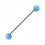 Industrial-Piercing Titan Grad 23 Bleue Synthetische Opale