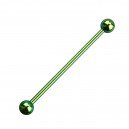 Industrial-Piercing Titan Grad 23 Eloxiert Grün Kugeln