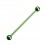Industrial-Piercing Titan Grad 23 Eloxiert Gr&uuml;n Kugeln