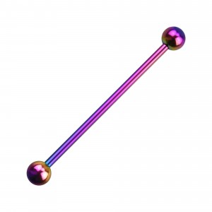 Industrial-Piercing Titan Grad 23 Eloxiert Mehrfarbig Kugeln