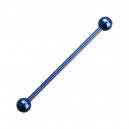 Industrial-Piercing Titan Grad 23 Eloxiert Dunkelblau Kugeln
