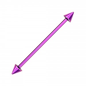 Industrial-Piercing Titan Grad 23 Eloxiert Rosa Spitzen