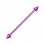 Industrial-Piercing Titan Grad 23 Eloxiert Rosa Spitzen