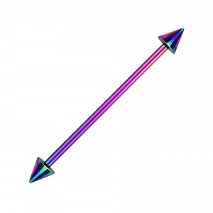 Industrial-Piercing Titan Grad 23 Eloxiert Mehrfarbig Spitzen