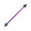 Industrial-Piercing Titan Grad 23 Eloxiert Mehrfarbig Spitzen