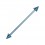 Piercing Industrial Titan Grad 23 Eloxiert Hellblau Spitzen