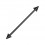 Industrial-Piercing Titan Grad 23 Eloxiert Schwarz Spitzen