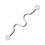 Industrial-Piercing Stahl 316L Acryl Welligkeit Transparent Kugeln