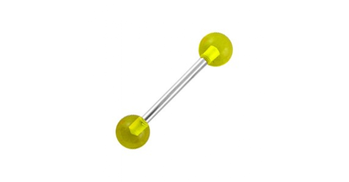 yellow tongue ring