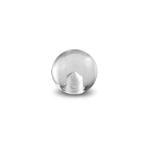 Boule de Piercing Acrylique Transparente UV Seule