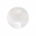 Einzelne Piercing-Kugel Acryl Transparent UV