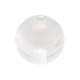 Einzelne Piercing-Kugel Acryl Transparent UV