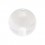 Einzelne Piercing-Kugel Acryl Transparent UV
