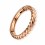 Conch-Piercing / Clicker-Segment-Ring Verdrehter Eloxiert Golden Rosa