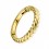 Piercing Ring Segment Clicker Verdrehter Eloxiert Golden