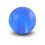 Transparent Acrylic UV Light Blue Barbell Ball