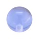 Nur Piercing Kugel Acryl Hellblau Transparent UV