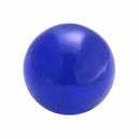 Bola de Piercing Acrílico Azul Oscuro Transparentee UV Sólo