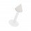 Labret- / Tragus-Piercing Stecker Bioflex Wei&szlig; Spitze
