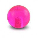 Transparent Acrylic UV Pink Barbell Only Ball