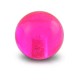 Bola de Piercing Acrílico Rosa Transparentee UV Sólo