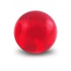 Boule de Piercing Acrylique Rouge Transparente UV Seule